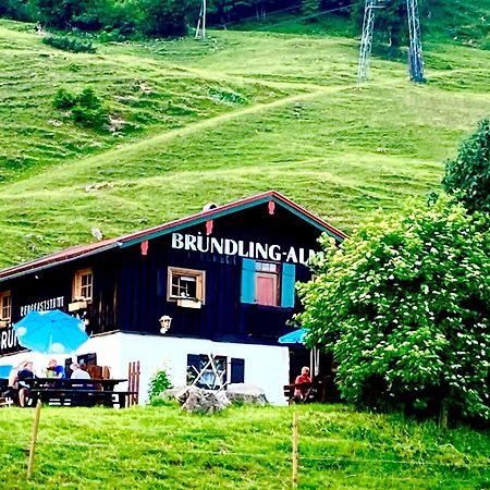 Bruendling-Alm Berggasthof Auf 1167M Auf Dem Hochfelln Bergen  Extérieur photo